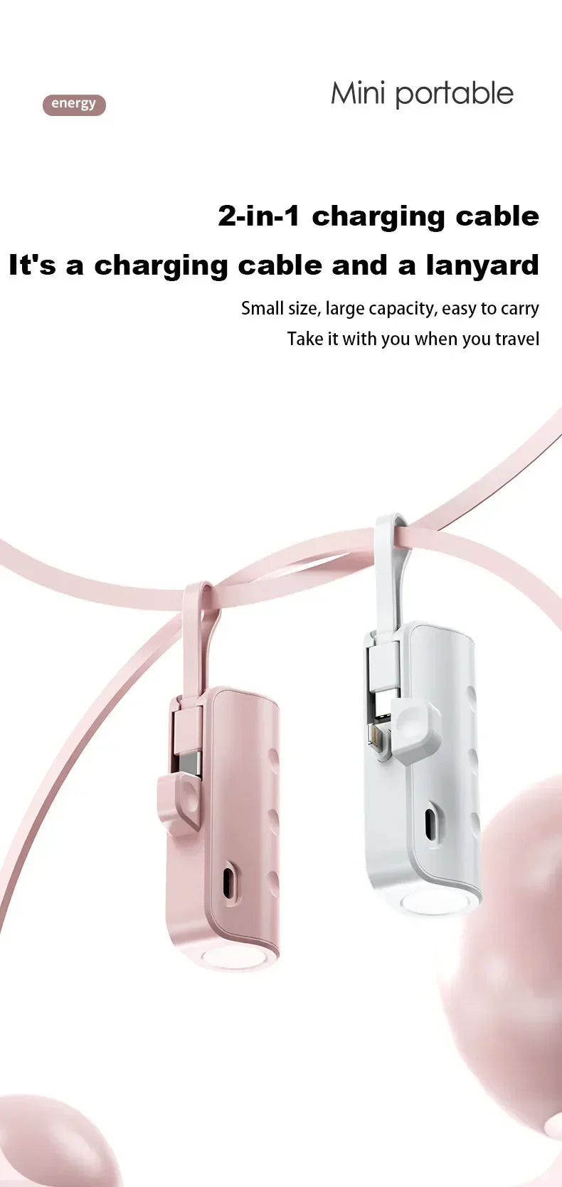 Purfield Mini Capsule Power Bank