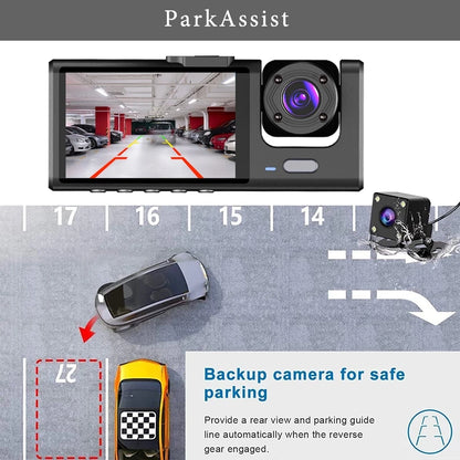 TriView HD Car Dash Cam